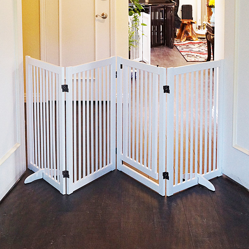 Welland freestanding clearance wood pet gate